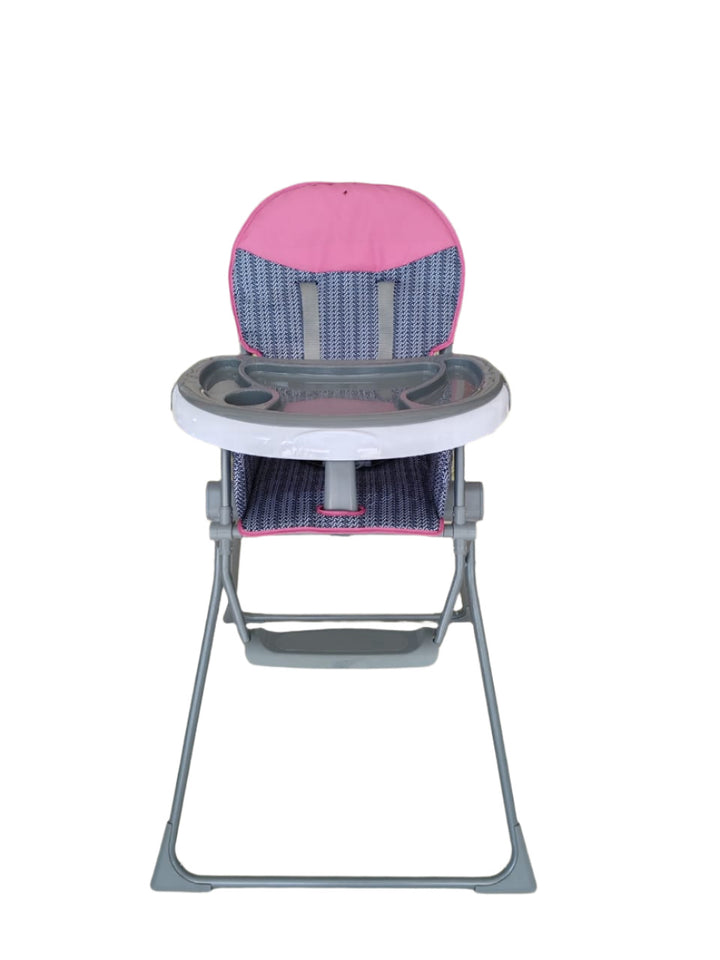 Zubaida's Bambies® Stylish & Compact Folding Baby High Chair with Adjustable Tray and 5-Point Harness - Zubaidas Official™