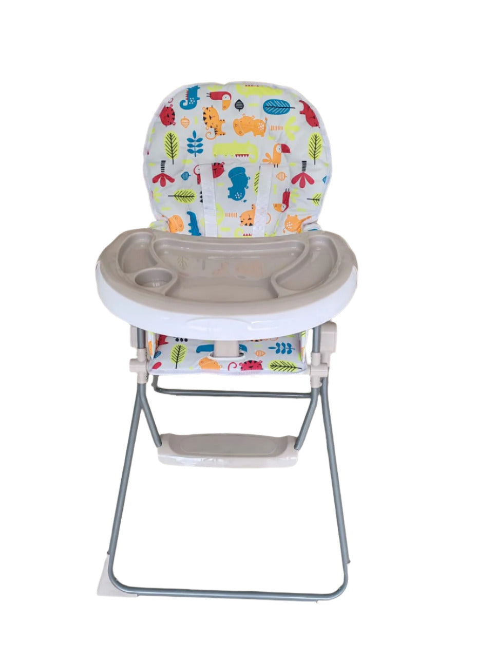 Zubaida's Bambies® Stylish & Compact Folding Baby High Chair with Adjustable Tray and 5-Point Harness - Zubaidas Official™
