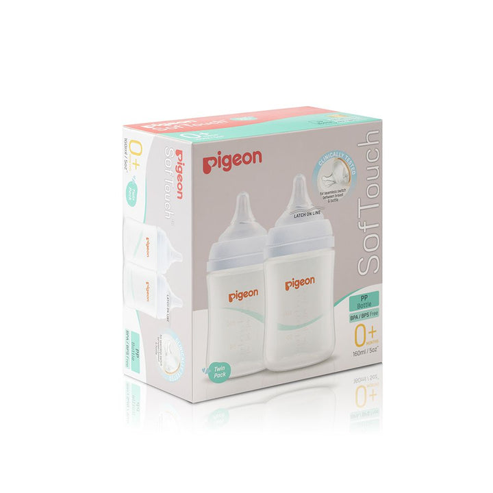 Zubaida's Pigeon SofTouch™ BPP Nursing Bottle 160ml Pk-2 - A81292 - Zubaidas Official™