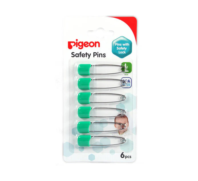 Zubaida's Pigeon Baby Safety Pins 6PCS/CARD - K881 - Zubaidas Official™