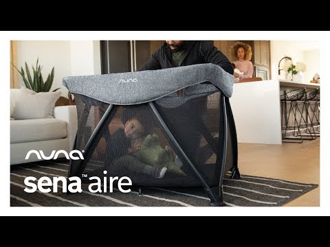 Nuna® Sena™ Aire Travel Cot Hazelwood TC16501HAZ at Zubaidas® - Pakistan’s No. 1 and the most trusted baby and kids store for over 50 years. Shop Online. Nationwide Delivery. Best Prices.