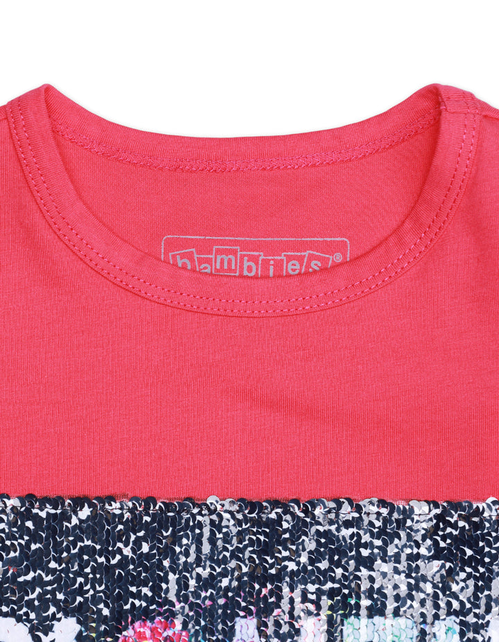 Zubaida's Vibrant Sparkly Sequin T-Shirt - Zubaidas Official™