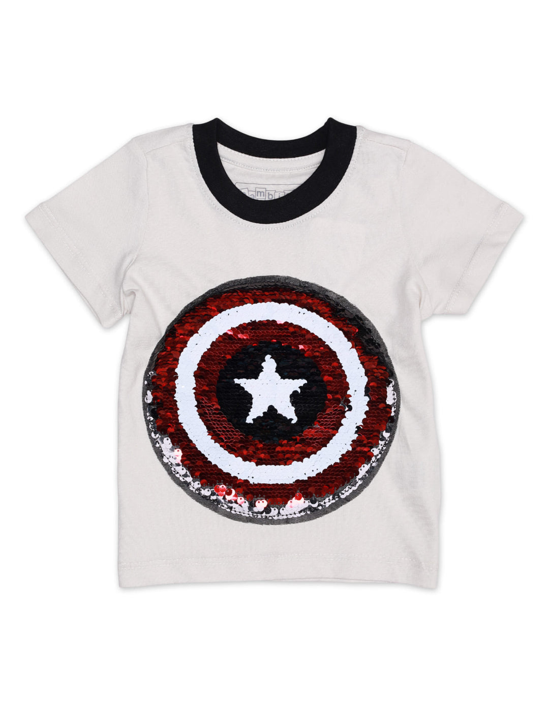 Zubaida's Captain America Sequin T-Shirt - Zubaidas Official™