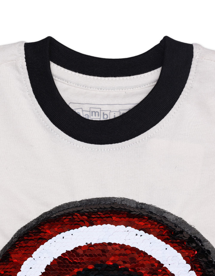 Zubaida's Captain America Sequin T-Shirt - Zubaidas Official™