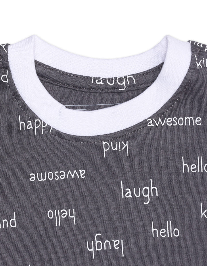 Zubaida's Playful Word Print T-Shirt - Zubaidas Official™