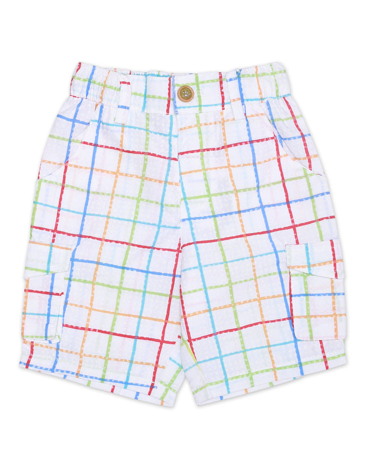 Zubaida's Breathable & Relaxed Plaid Cargo Shorts - Zubaidas Official™
