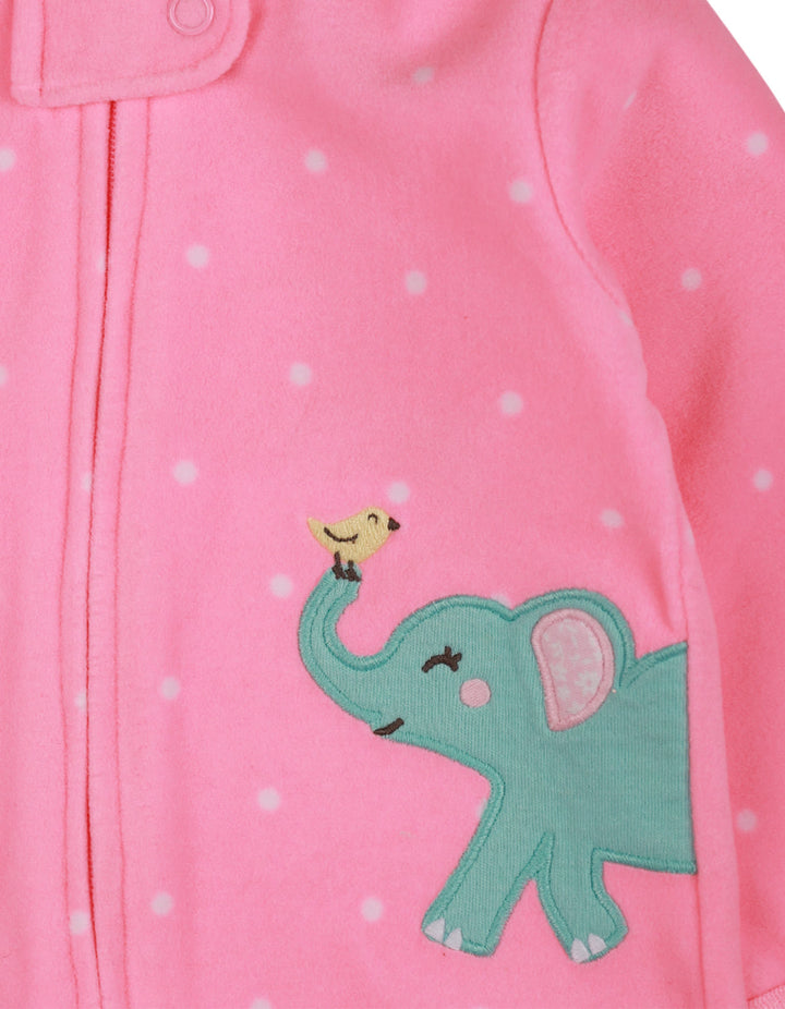 Zubaida's Romper Fleece Elephant