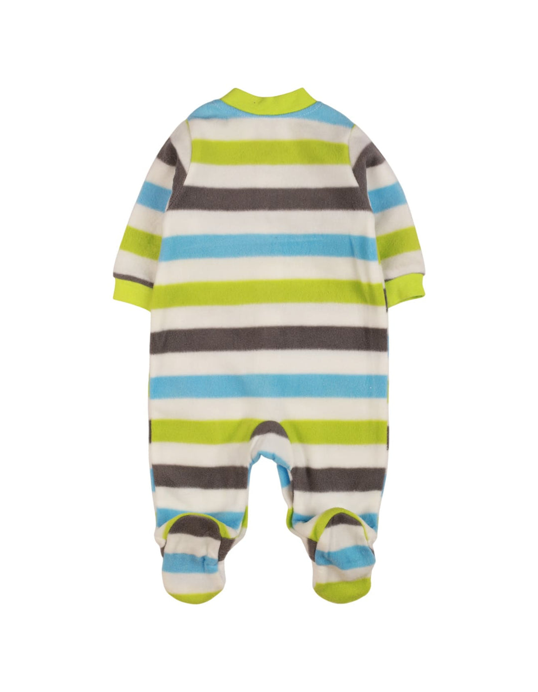 Zubaida's Romper Fleece Multi Stripes Giraffe