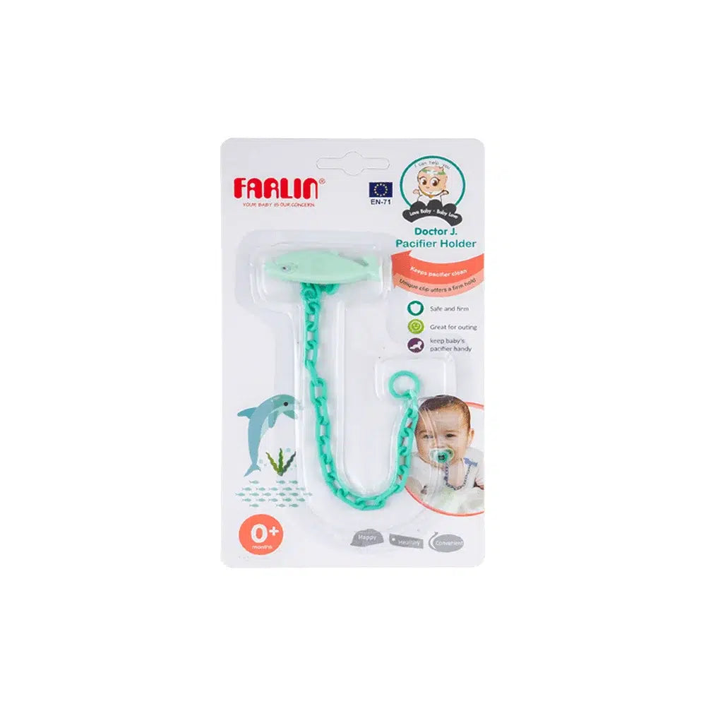 Zubaida's Farlin Baby Soother Chain Green - BF-127