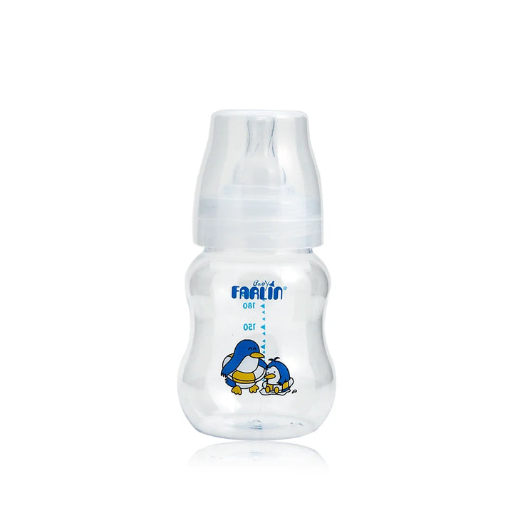 Farlin Wide Neck Feeding Bottle 200 CC Blue - NF-809