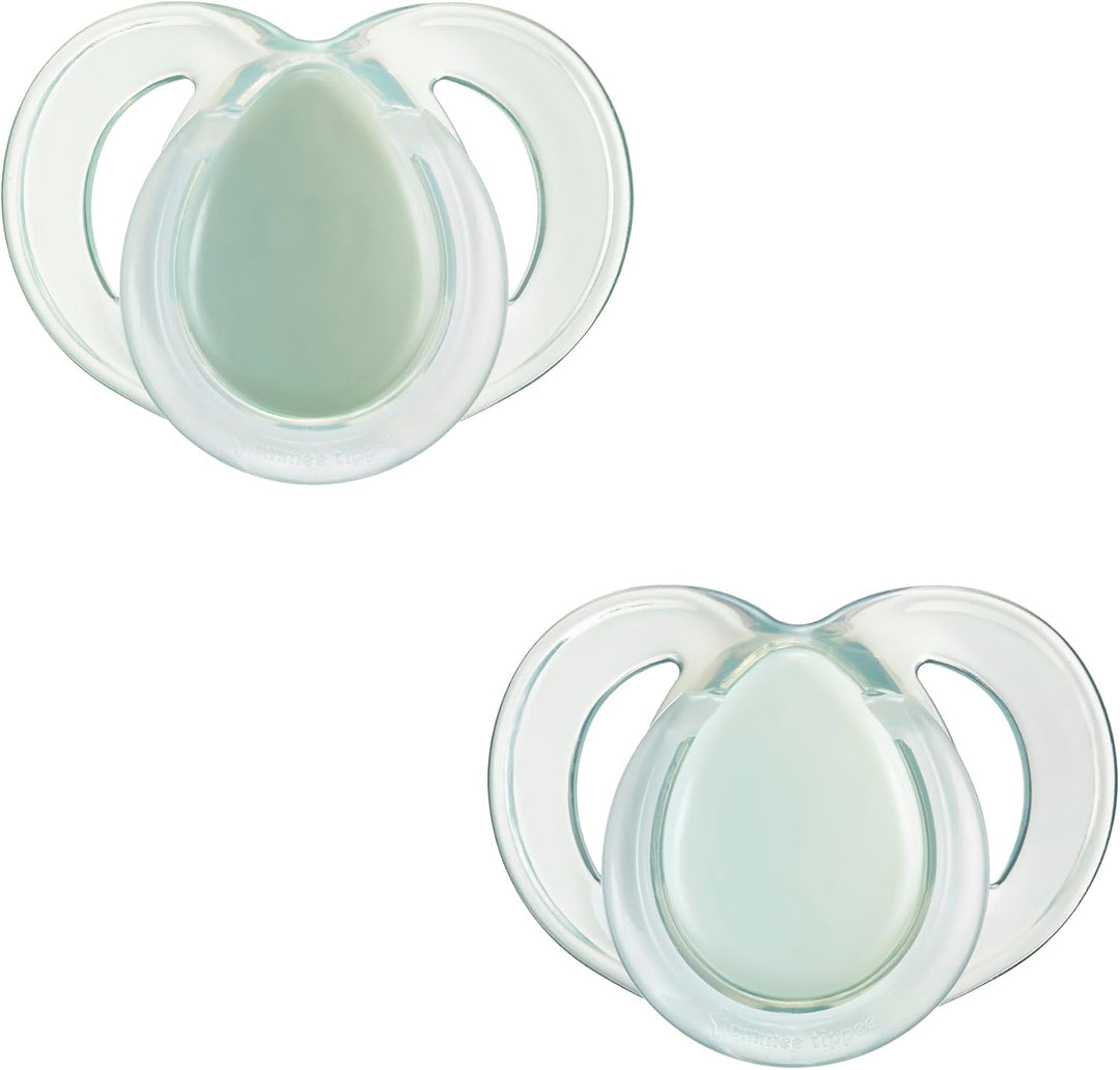 Zubaida's Tommee Tippee 6-18M Closer to Nature Night Time 2 Orthodontic Soothers - 433362