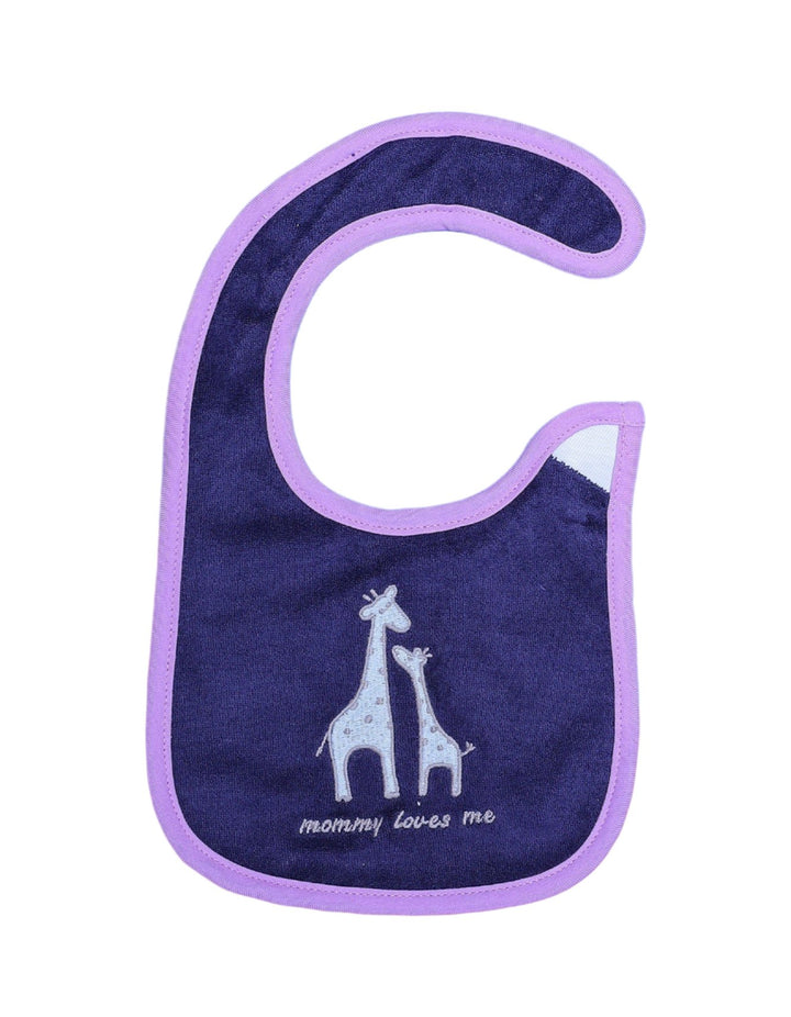 Bib Purple Giraffe Theme