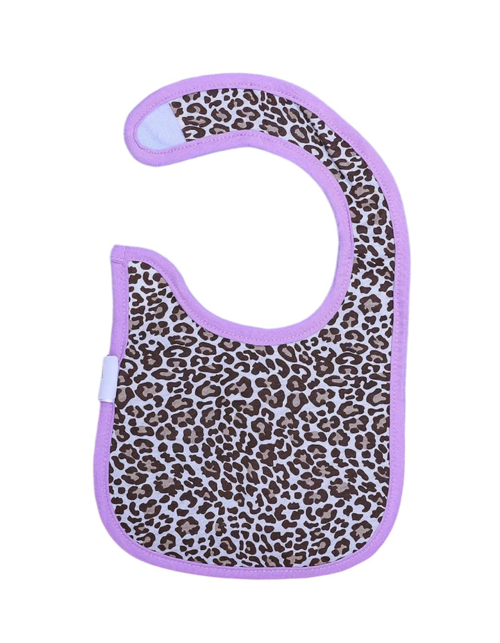 Zubaida's Bib Purple Giraffe Theme