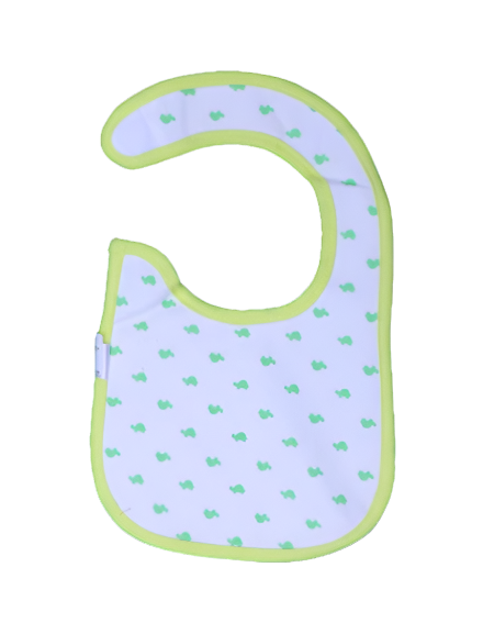 Bib White & Green