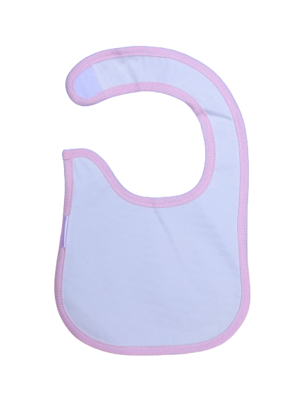 Bib Light Pink & Gray