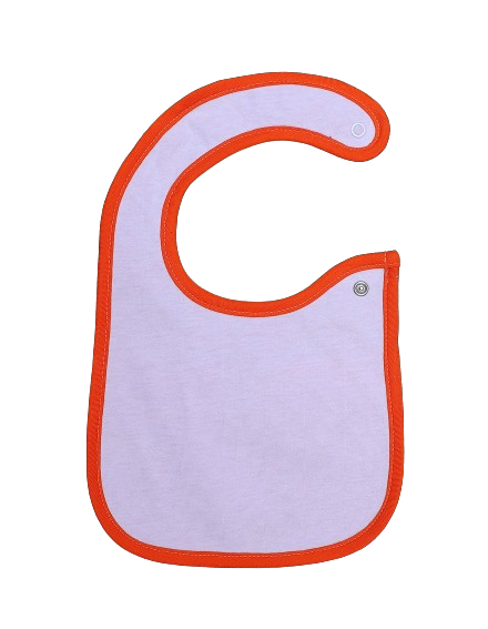 Bib Light Pink & Orange