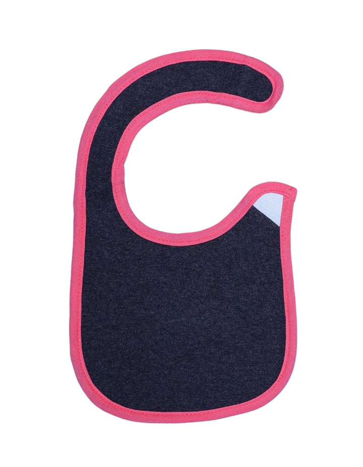 Bib Charcoal & Pink