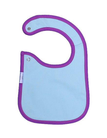 Bib White & Purple