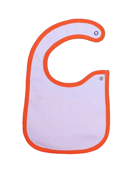 Bib White & Orange