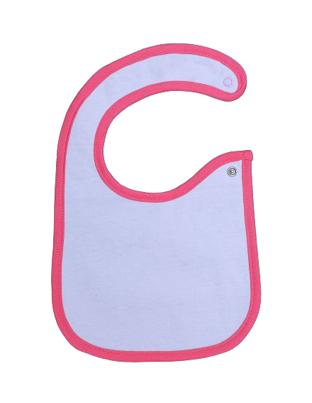 Bib White & Pink