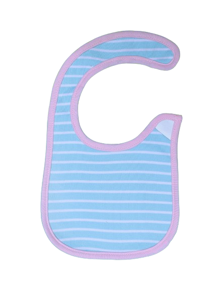 Bib Blue & Pink Stripes Theme