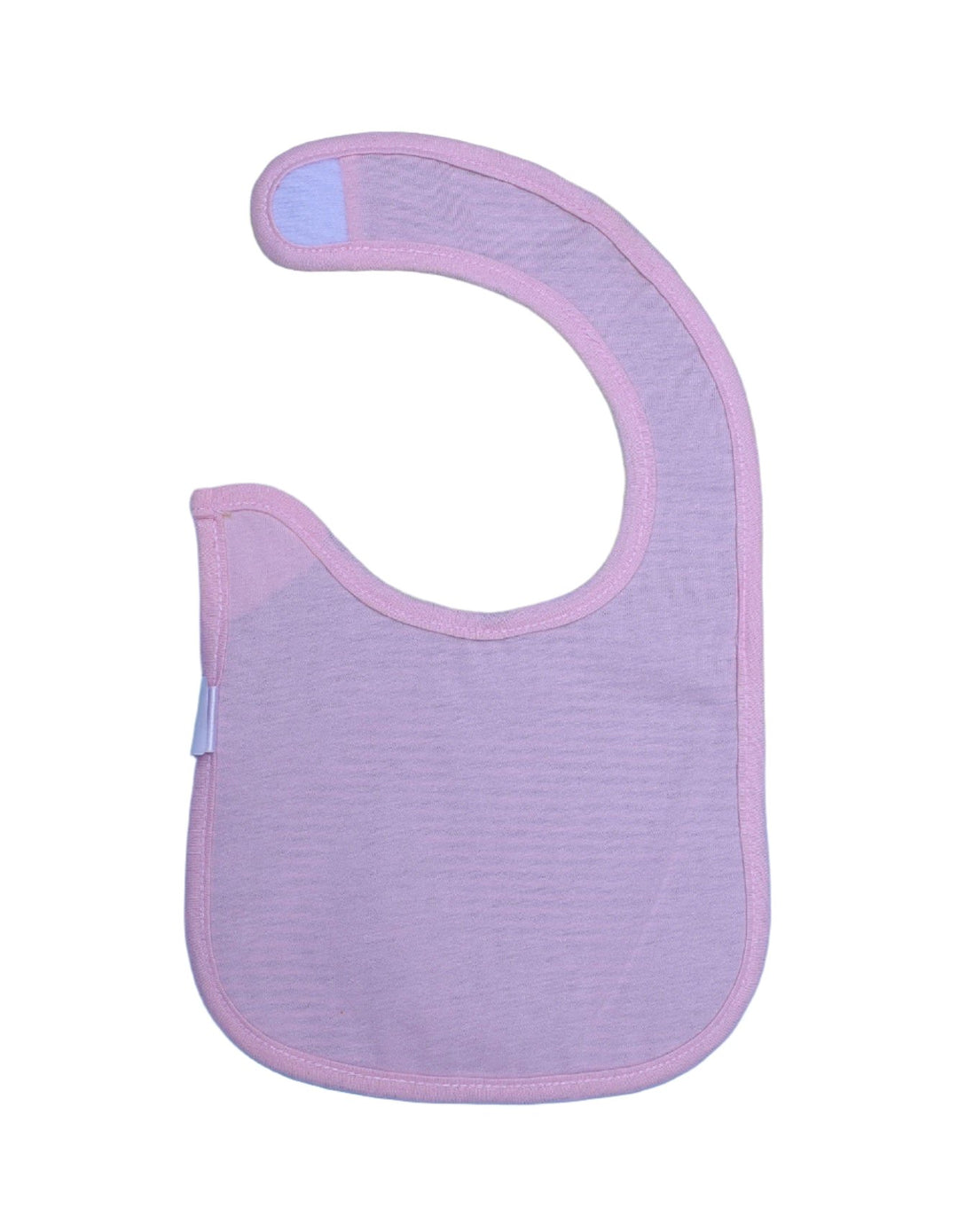 Bib Black Stripes Light Pink Border