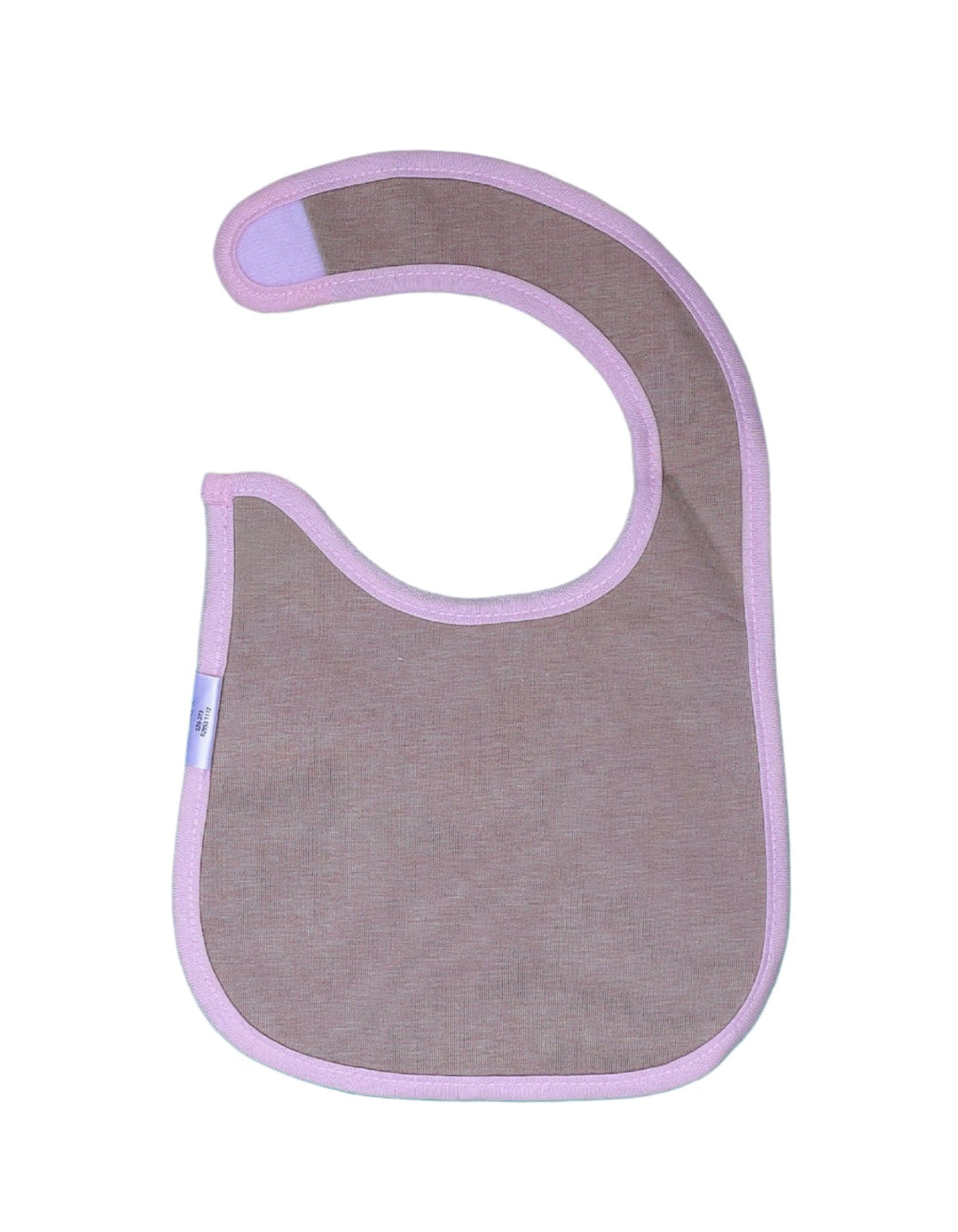 Bib Pink with White Polka Dots