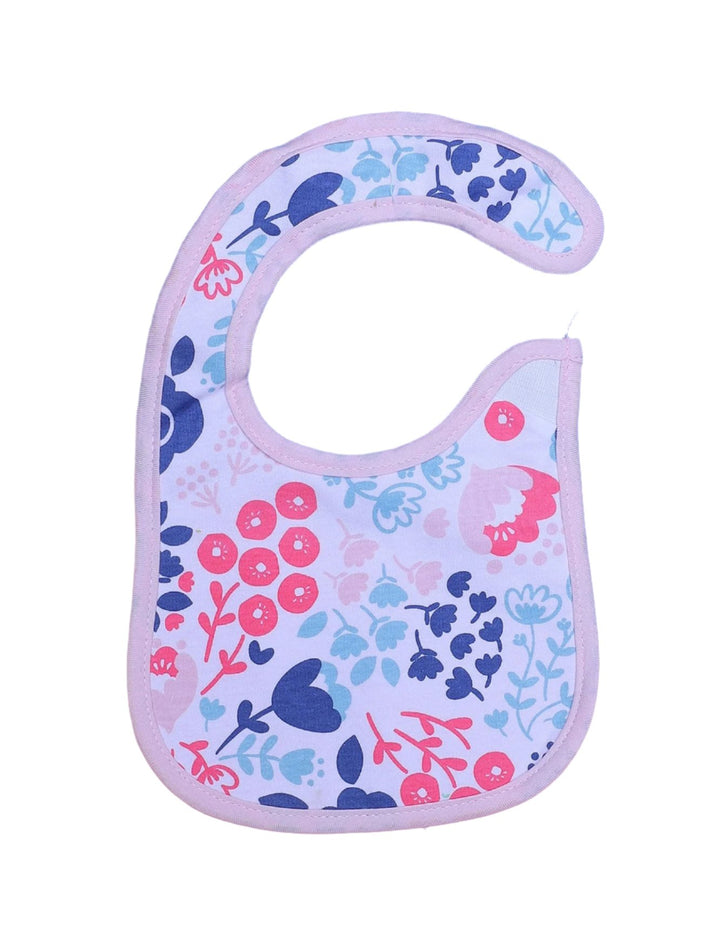 Bib Flower Pink Border