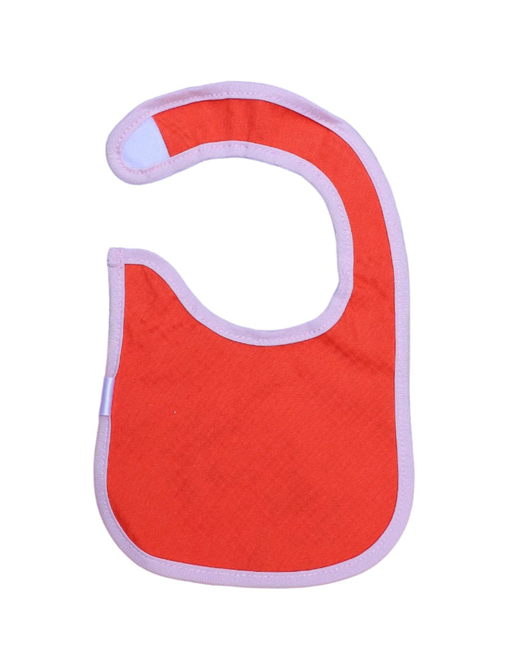 Bib Flower Pink Border