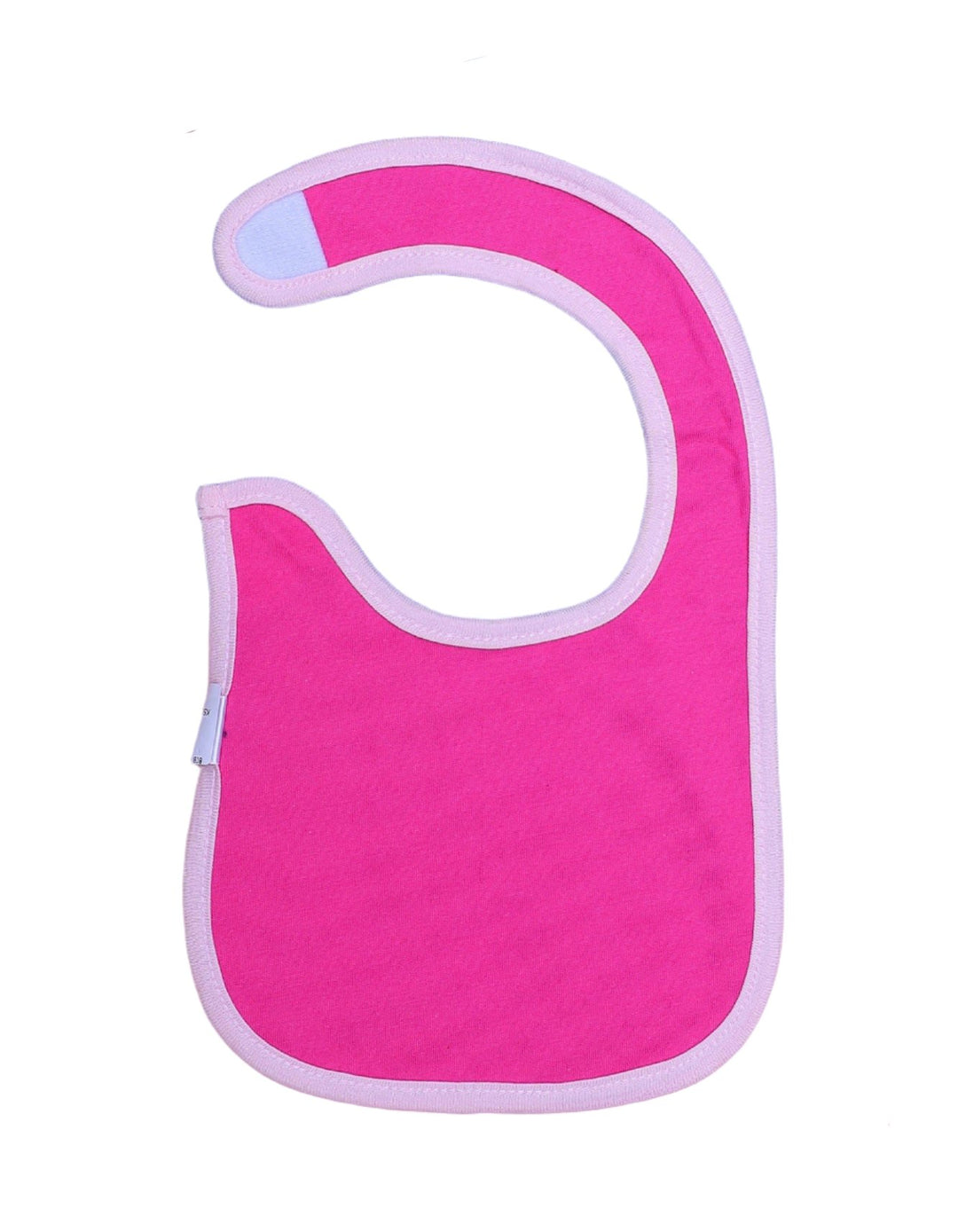 Bib Navy Blue & Pink with Polka Dots