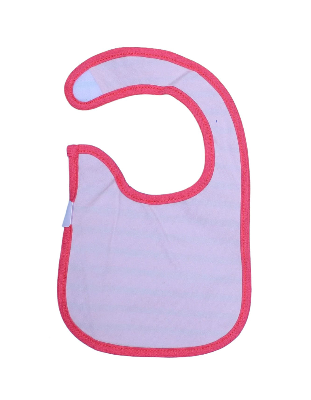 Bib White & Pink Stripes Theme