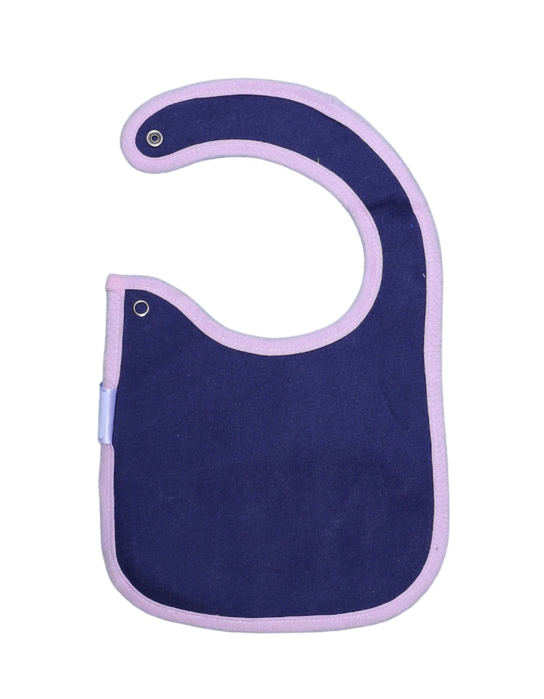 Bib Navy Blue with Purple Border