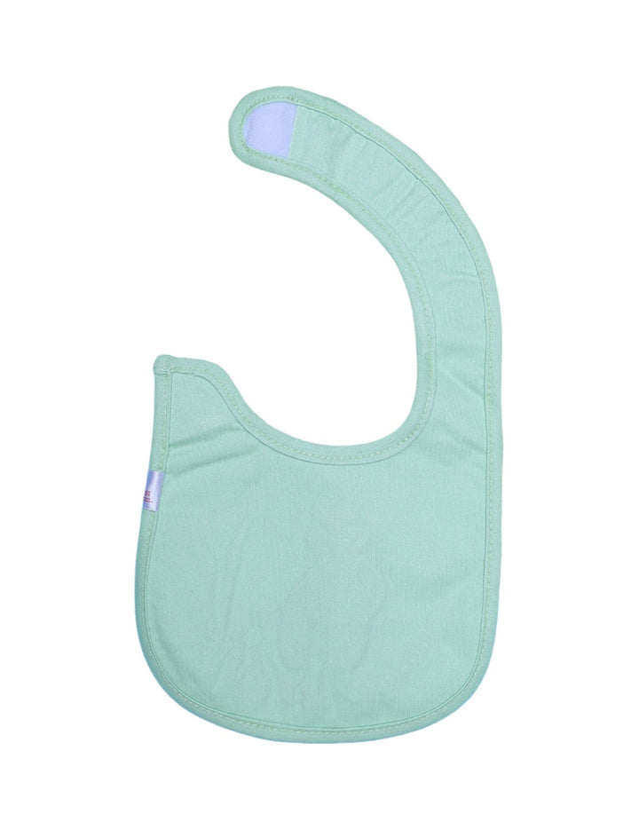 Bib Light Green with Embriodered Hippo