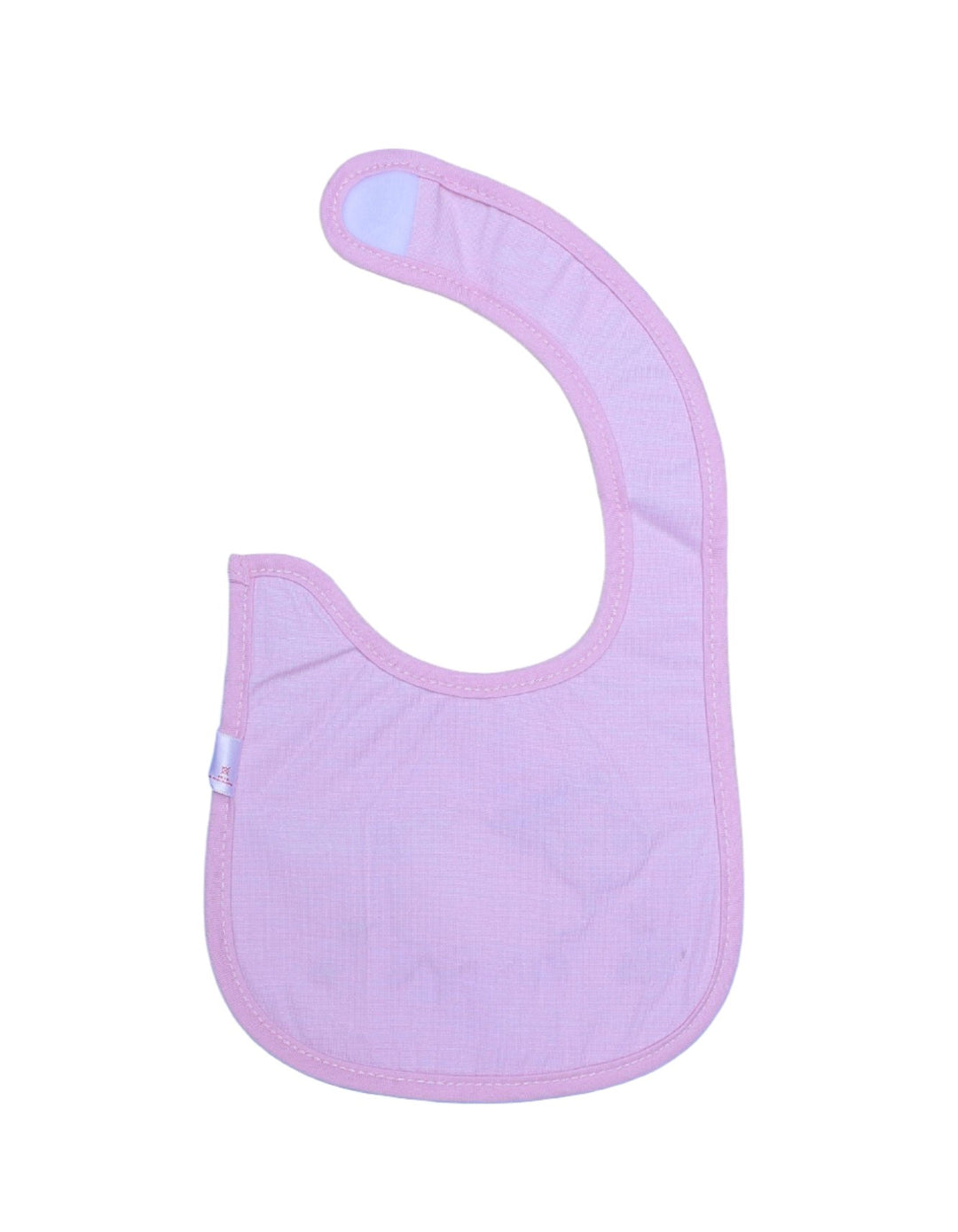 Bib Pink Polka Dots with Embriodered Sheep