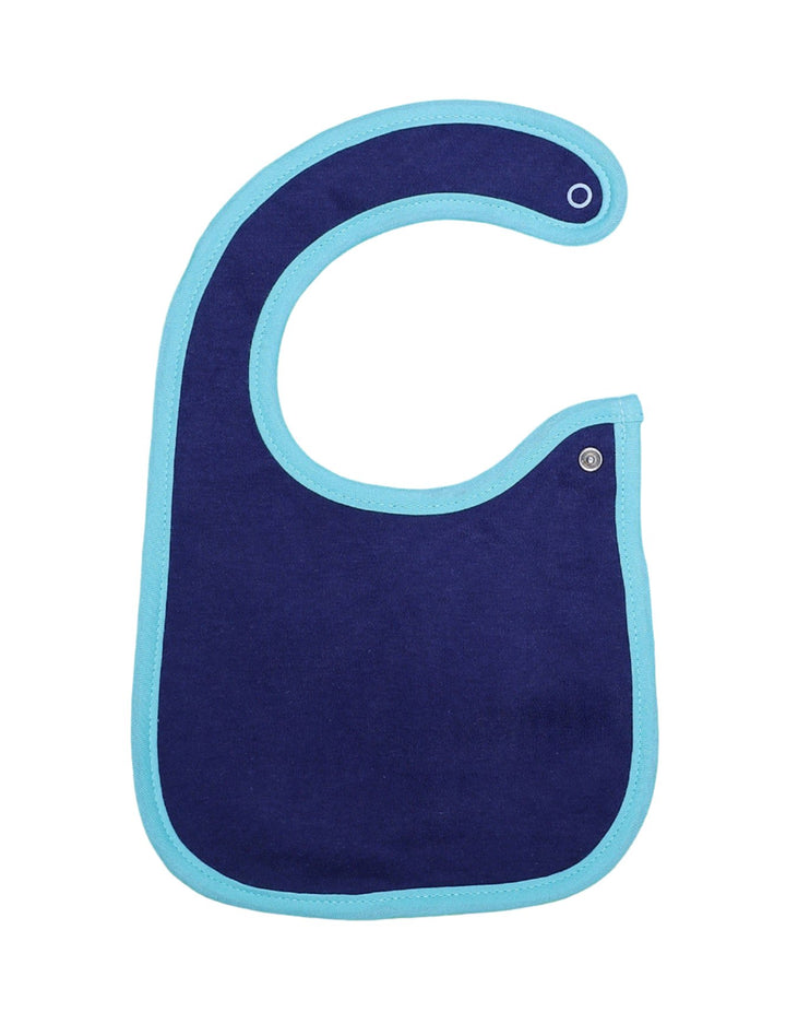 Bib Blue with Turquoise Border