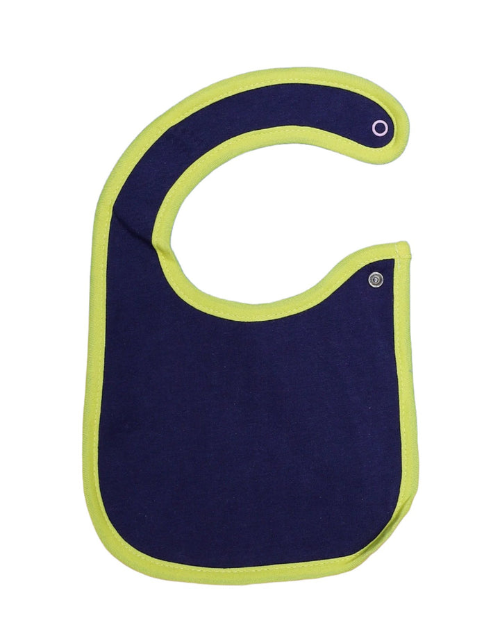 Bib Navy Blue & Neon Green