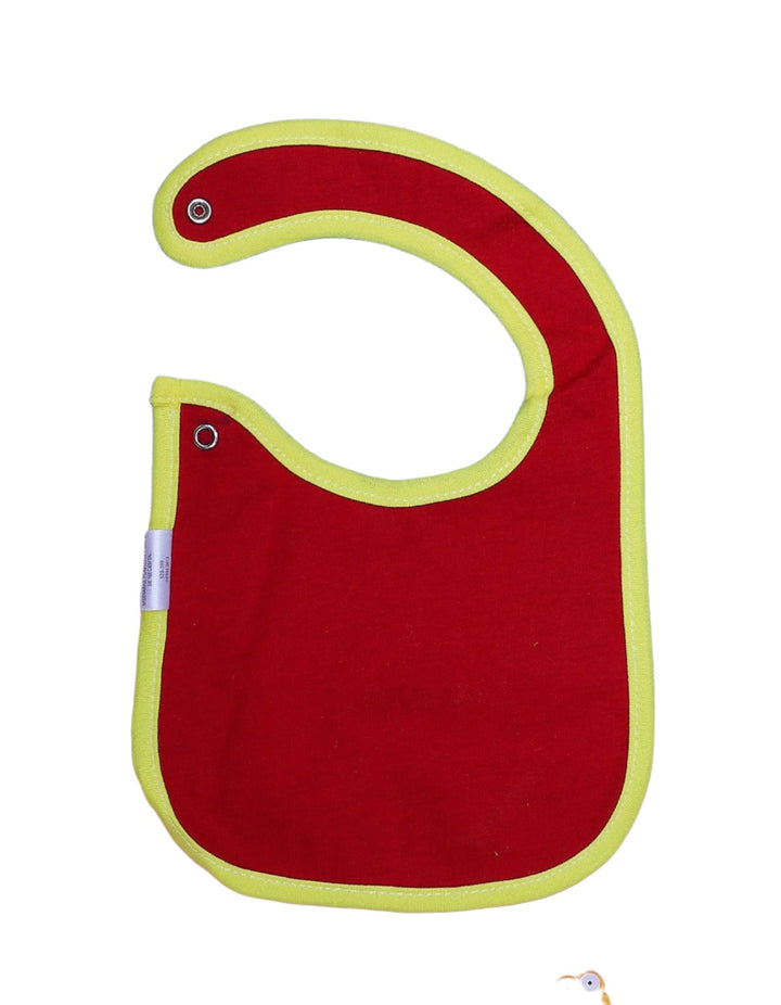 Zubaida's Bib Navy Blue & Neon Green