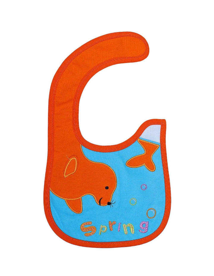 Bib Blue and Orange Spring Theme