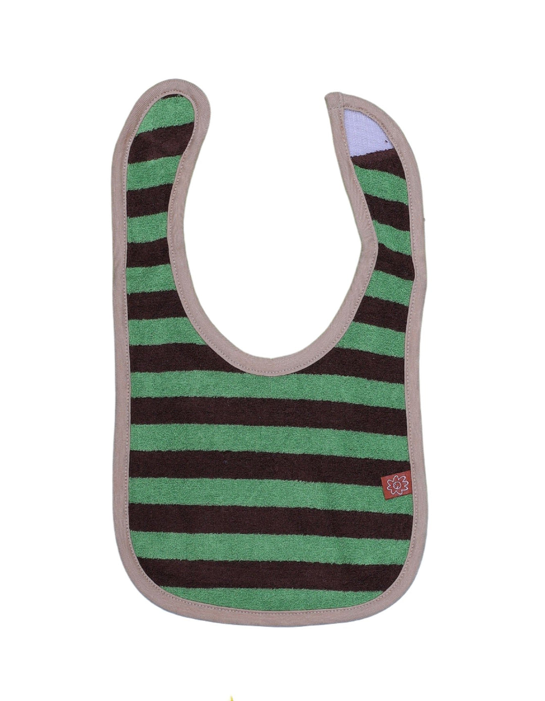 Bib Green with Embriodered Bear