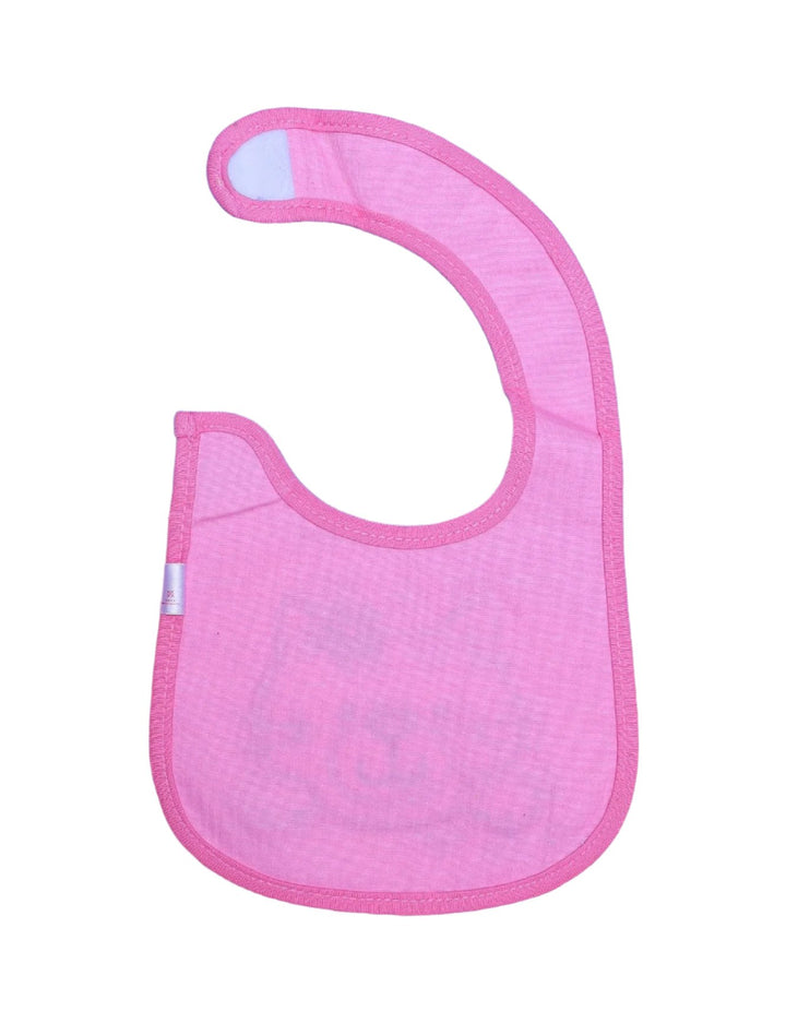 Zubaida's Bib Pink with Cat Theme