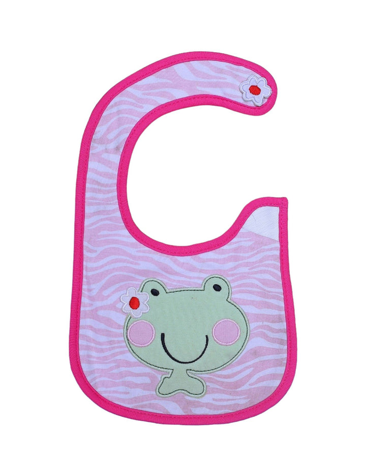 Bib Pink with Frog Theme