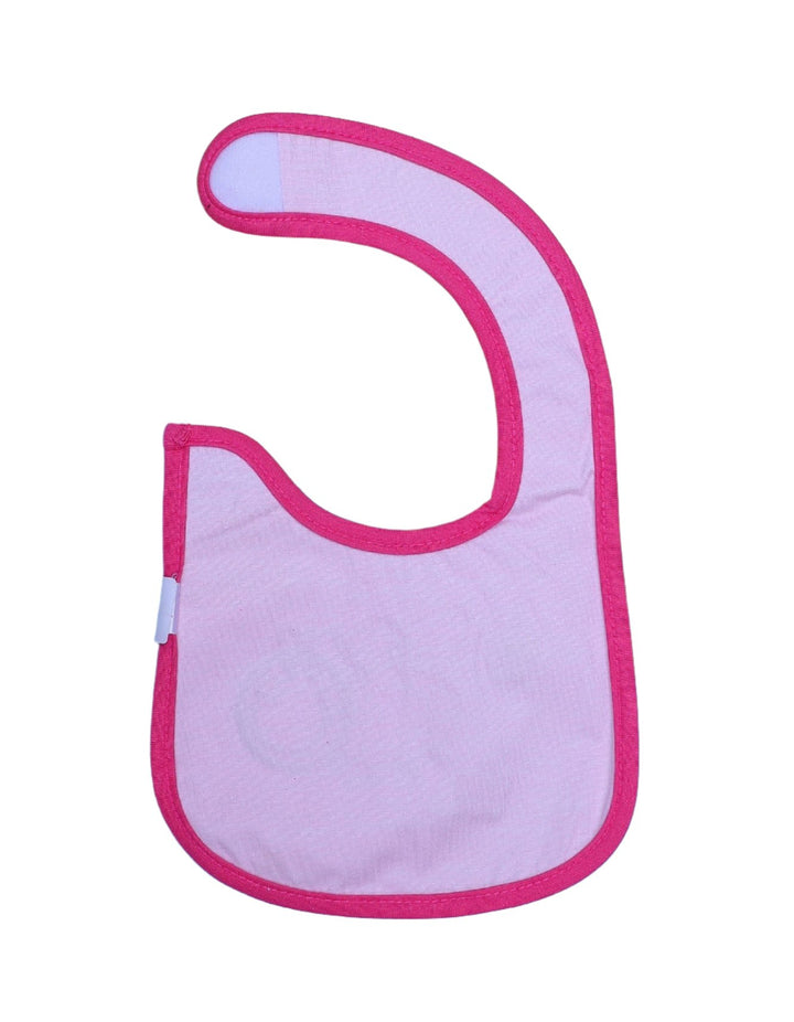 Zubaida's Bib Pink with Embroidered Bee