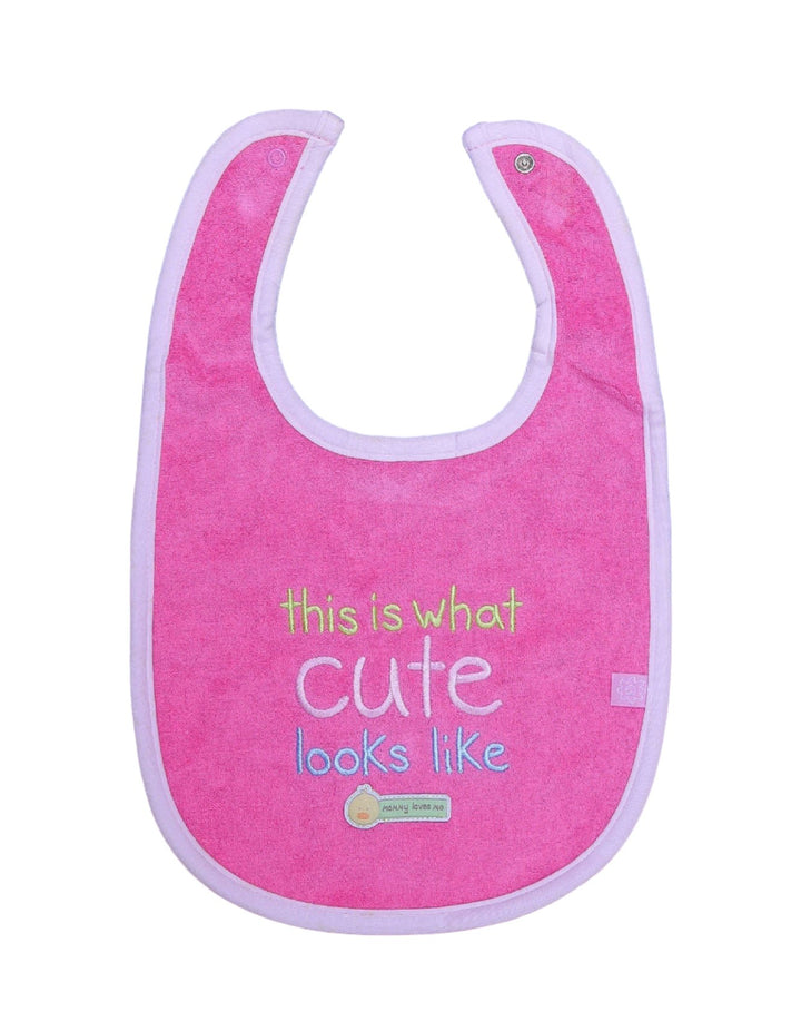 Bib Pink & White - This Is What Cute Looks Like