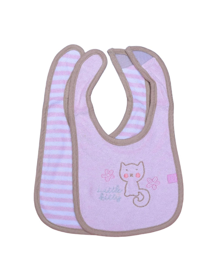 Zubaida's Bib Set of 2 - Little Kitty