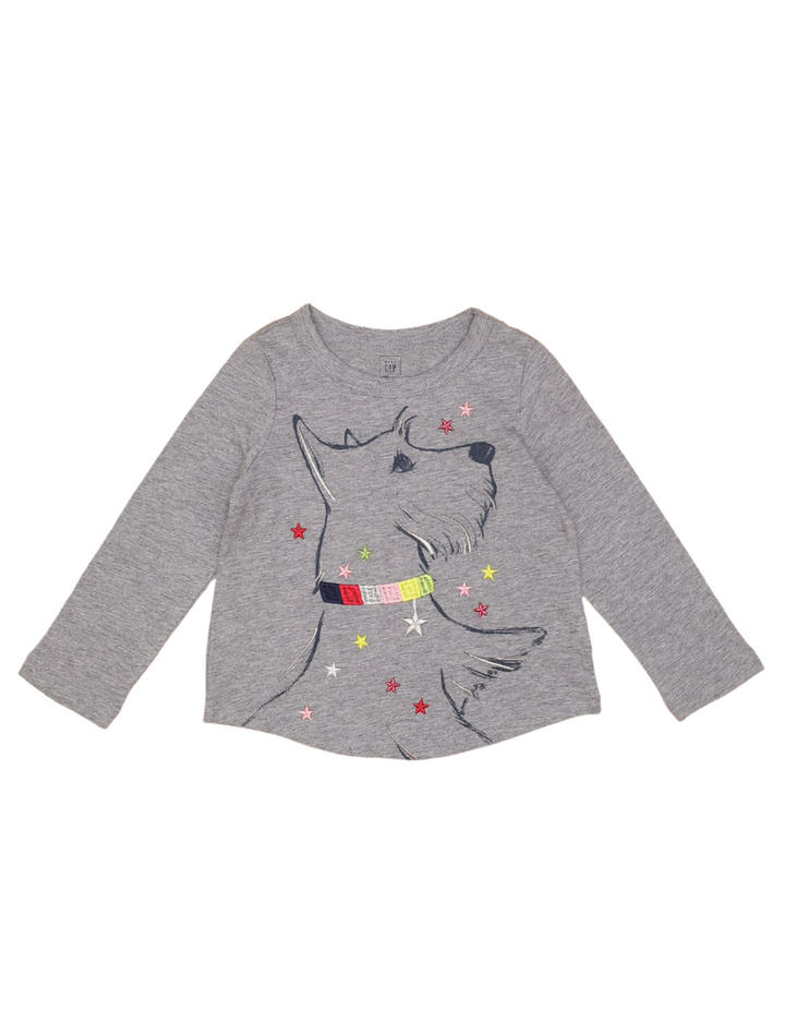 Top for Girls with Dog Theme