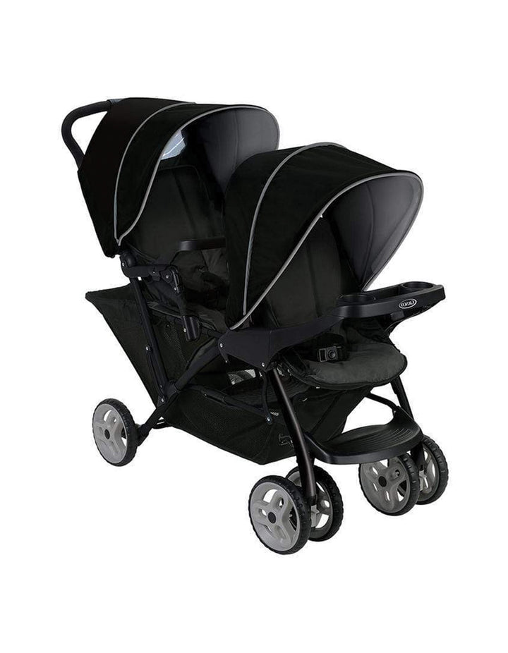 GRACO STADIUM DUO TANDEM STROLLER BLACK/GREY