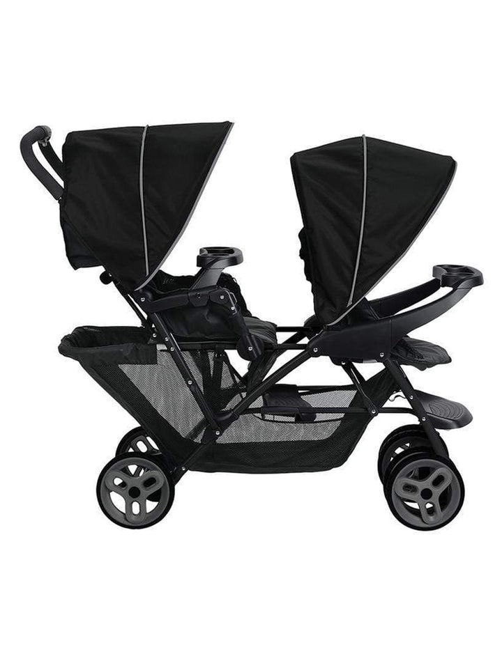 GRACO STADIUM DUO TANDEM STROLLER BLACK/GREY