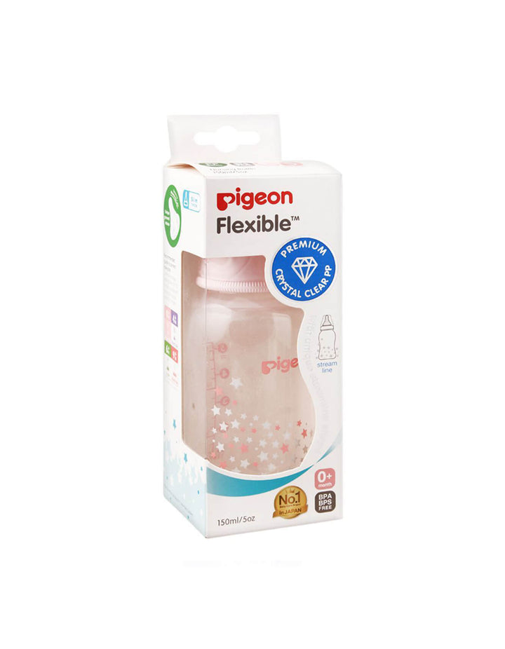 Pigeon Standard Neck Pp Printed Bottle 150 Ml, Pink - A78283