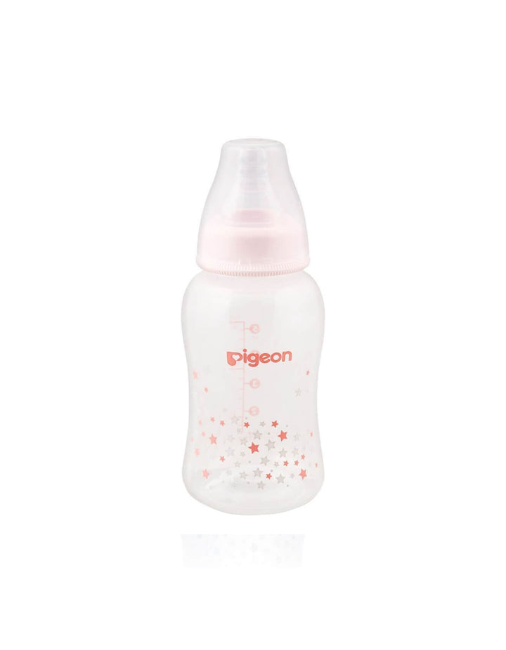 Pigeon Standard Neck Pp Printed Bottle 150 Ml, Pink - A78283