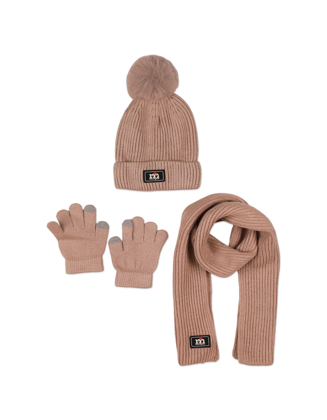 Woolen Cap Muffler & Gloves Set 3-4 Years